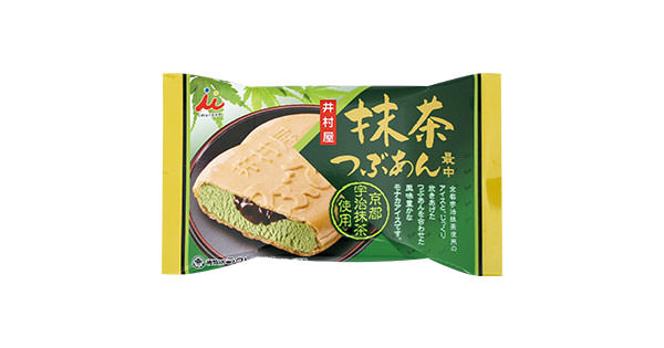 抹茶つぶあん最中 | 商品情報 | 井村屋株式会社