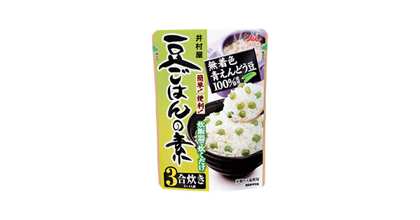 豆ごはんの素 3合炊き | 商品情報 | 井村屋株式会社 豆ごはんの素 3合炊き | 商品情報 | 井村屋株式会社