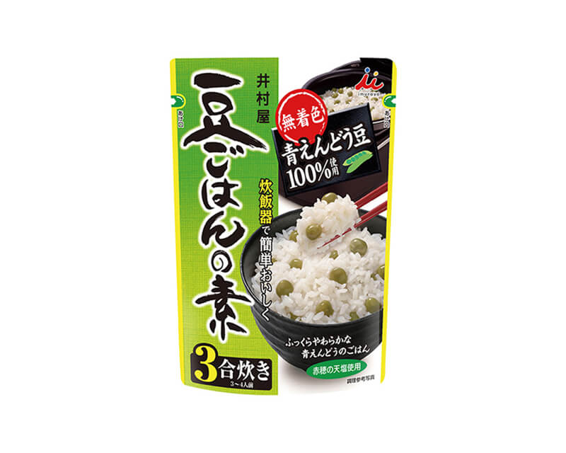 豆ごはんの素 3合炊き | 商品情報 | 井村屋株式会社
