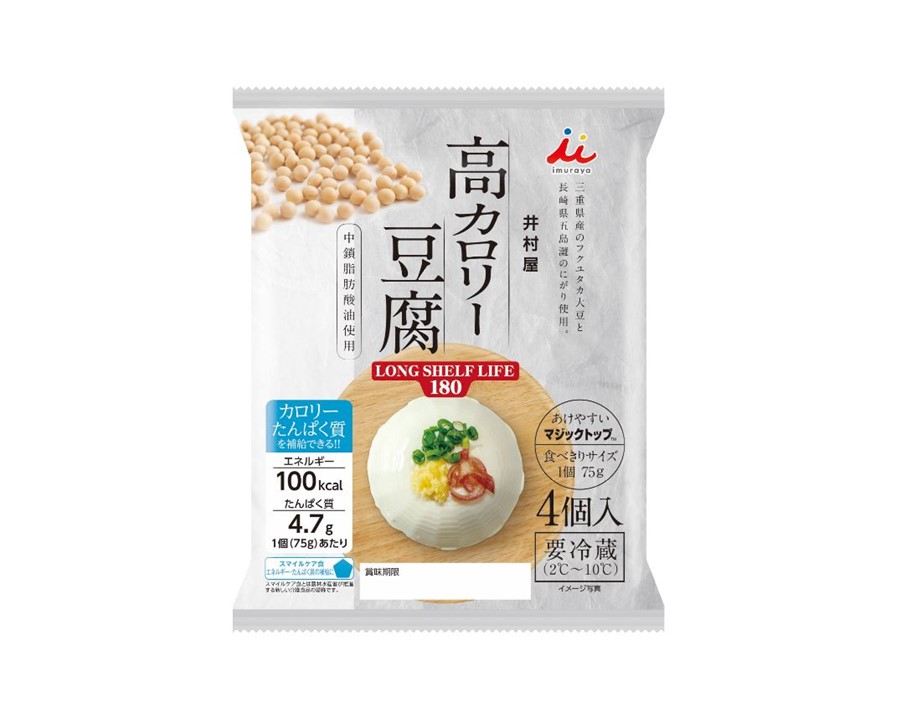 4個入り 高カロリー豆腐 LONG SHELF LIFE 180 | 商品情報 | 井村屋株式会社