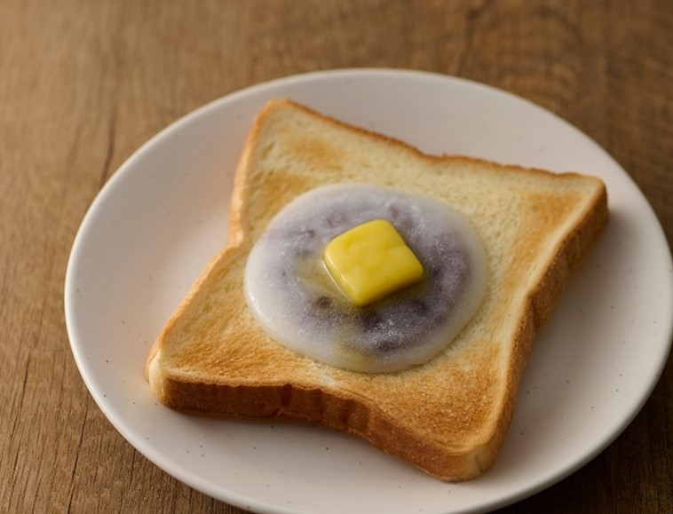 あんバタ餅トースト