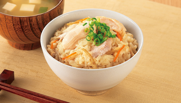 のっけ炊き 鶏ごぼうごはんの素 完成イメージ