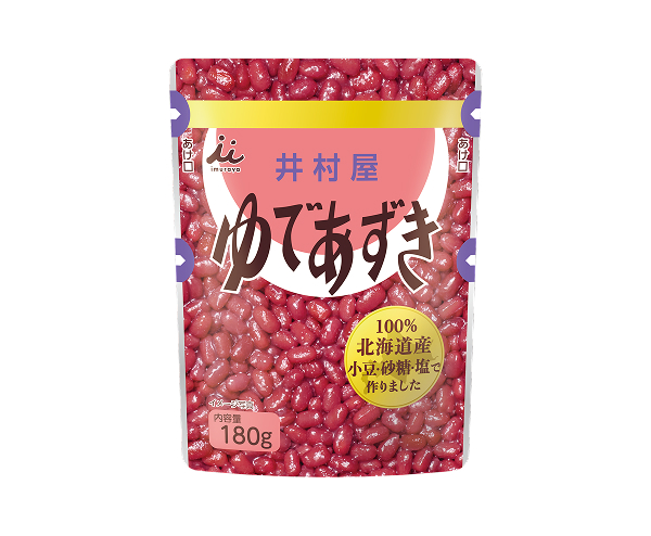 北海道パウチゆであずき180g 商品イメージ