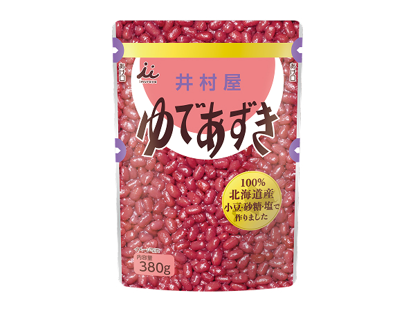 北海道パウチゆであずき380g 商品イメージ
