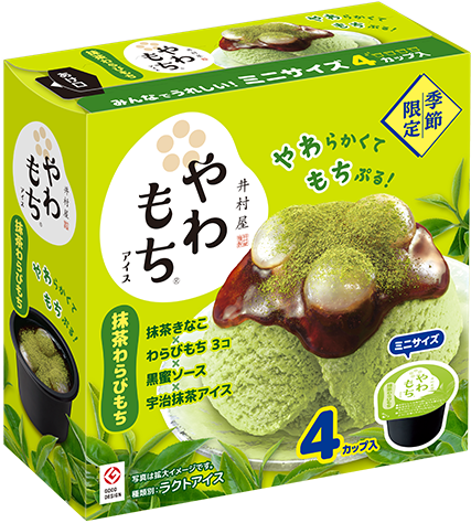 BOXやわもちアイス　黒蜜きなこ